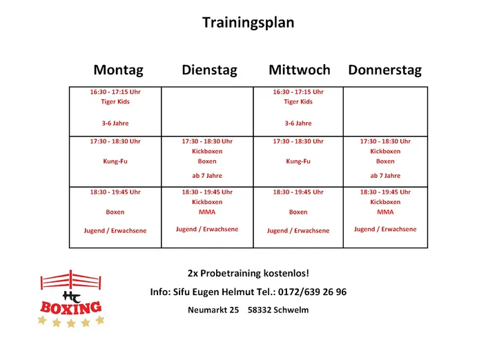 Hung Choy Boxing — boxen-studio in Schwelm — 4