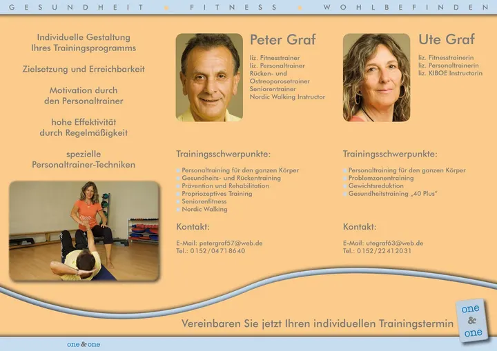One One Fitness Peter Graf — PT-Studio in Kettwig, Essen
