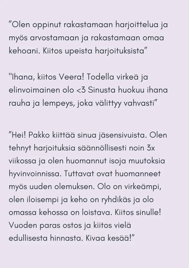 Veera Maria — fitnessstudio – Tornio — 5