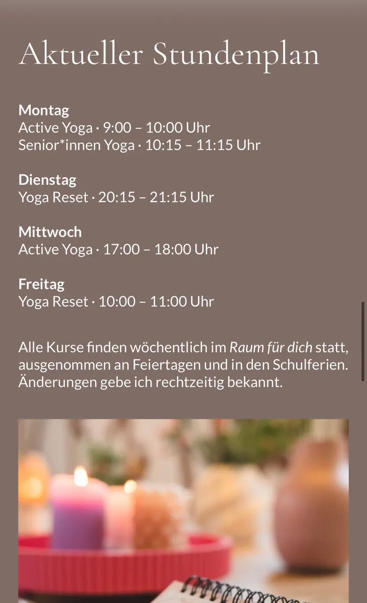 Raum für dich — yoga-studio in Hohbuch, Abstatt — 2