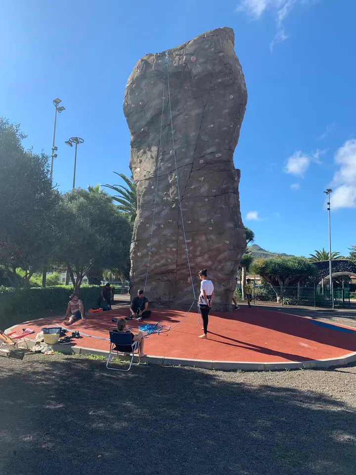Piedra Escalada — Escalada en La Manzanilla, La Laguna