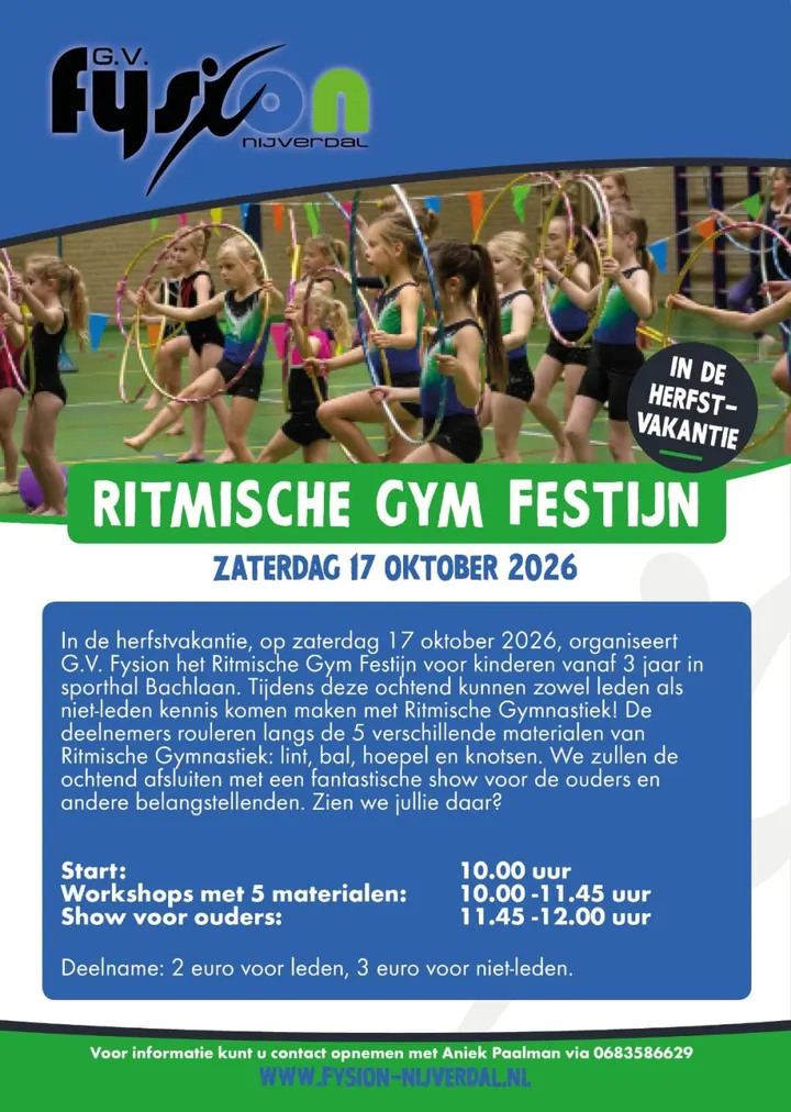 Gymnastiek Vereniging Fysion Nijverdal — sportschool-studio in De Brake, Nijverdal — 2
