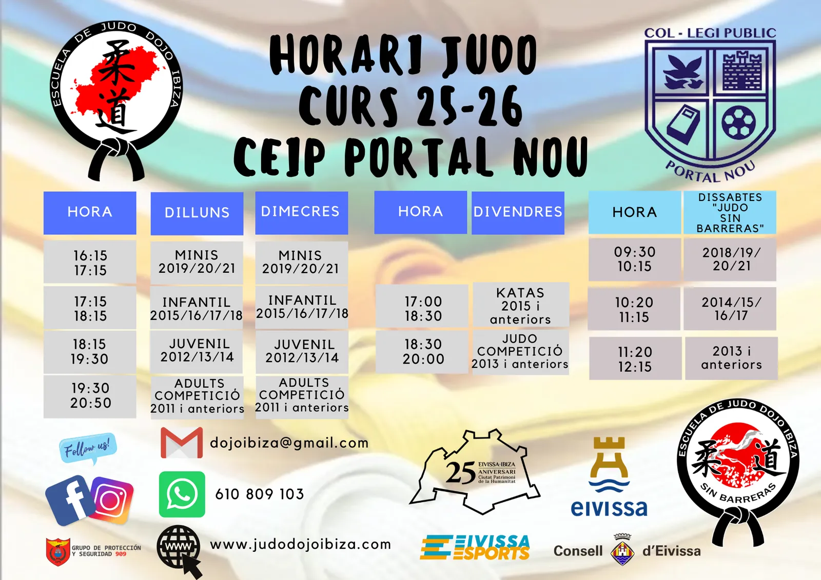 Escuela de Judo Dojo Ibiza — artes marciales-studio en Dalt Vila, Eivissa — 2