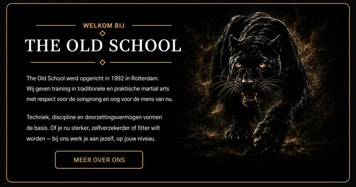 The Old School Martial Arts — Vechtsport in Noord, Rotterdam