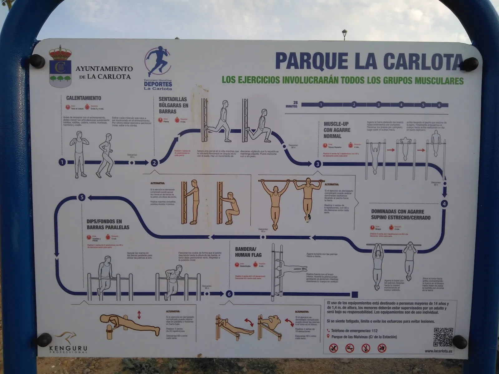 Parque Calistenia #Street Workout #Kengurupro — estudio de fitness-studio en La Carlota — 2