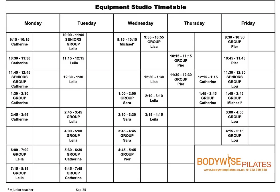 Bodywise Pilates Teacher Training — pilates-studio in Salisbury — 3