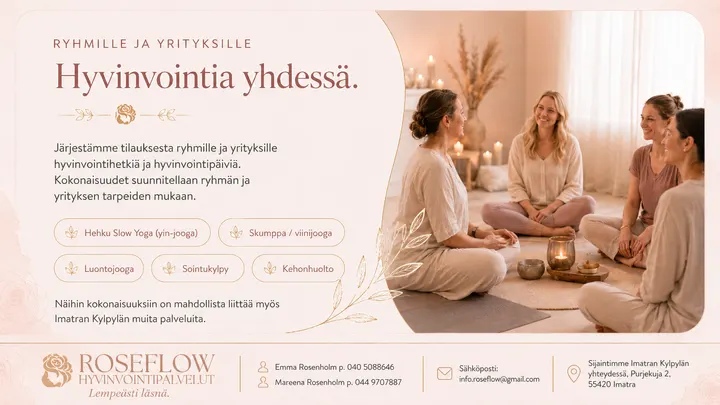 Roseflow hyvinvointipalvelut — wellness-studio – Keskus, Imatra — 3