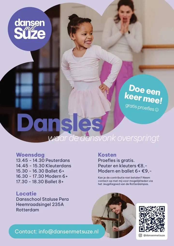 Balletschool Staluse Pera — dans-studio in Delfshaven, Rotterdam — 2