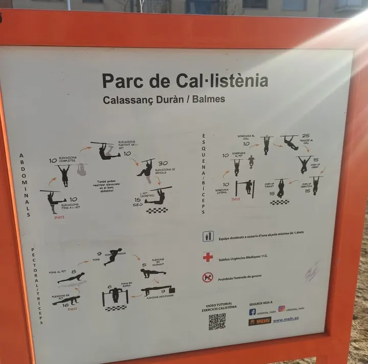 Parque Calistenia de Sabadell Centre — calisthenics-studio en Sol i Padrís, Sabadell — 3