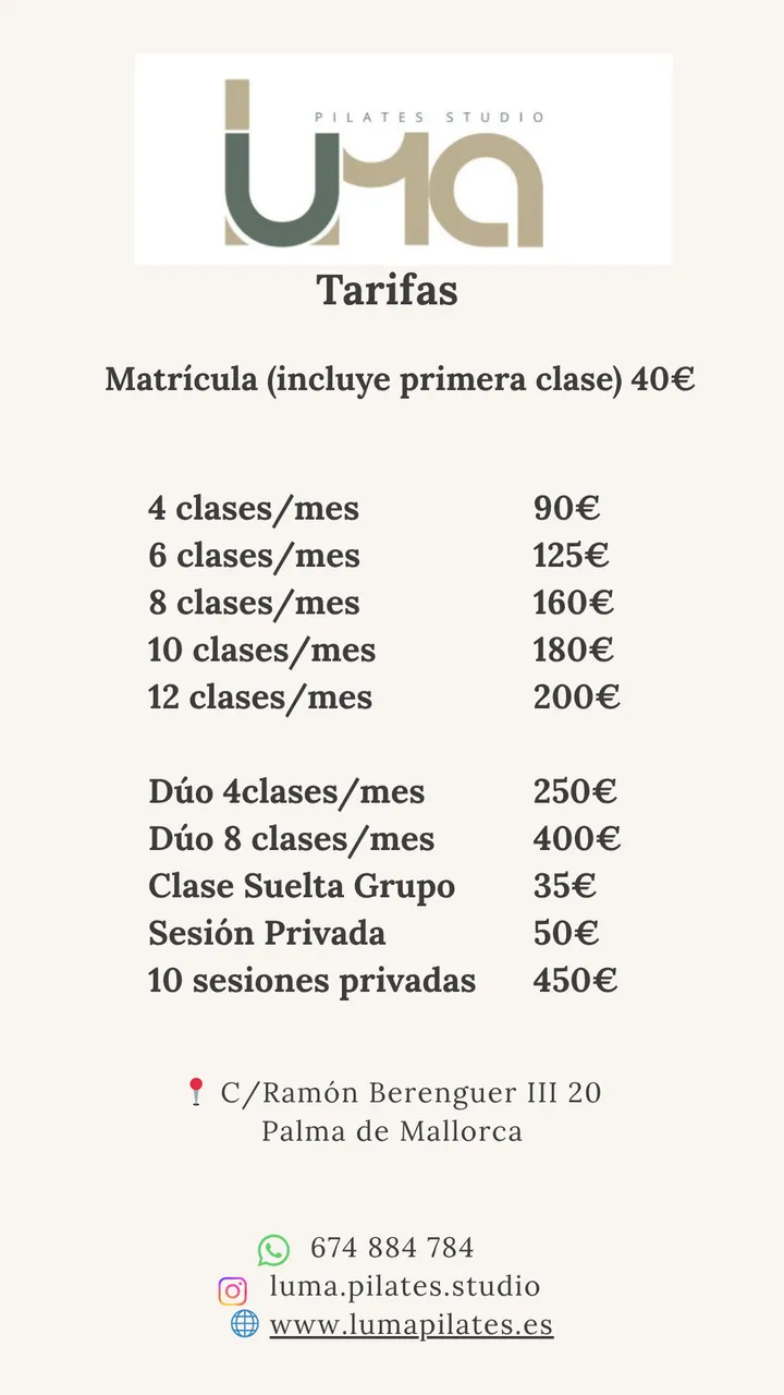 Luma Pilates Studio — pilates-studio en Palma — 4
