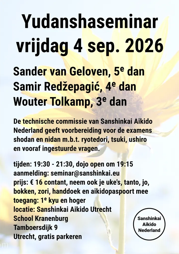 Sanshinkai Aikido Utrecht — vechtsport-studio in Utrecht — 5