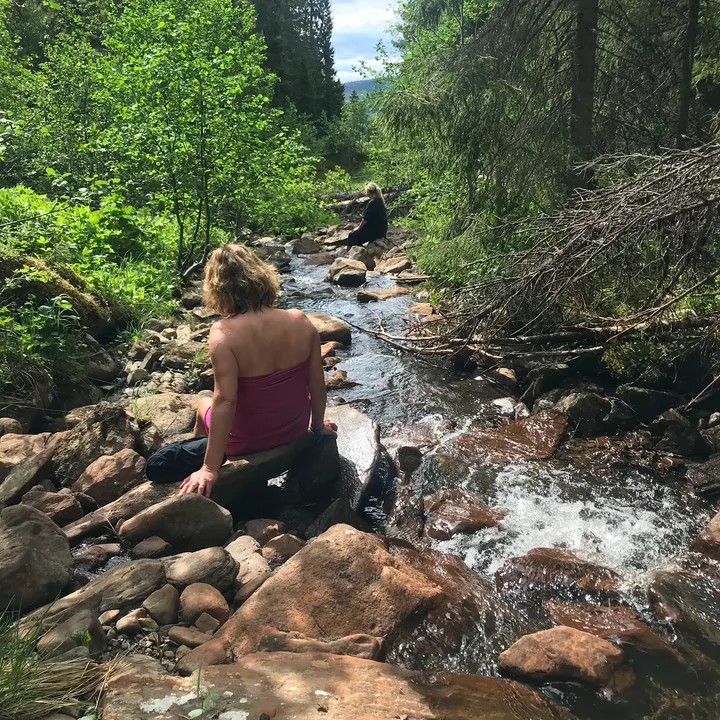 Yoga with fia — Hot Yoga i Totten, Åre
