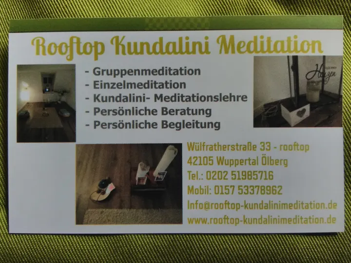 Rooftop Kundalini Meditation — Meditation in Gemarkung Elberfeld, Wuppertal
