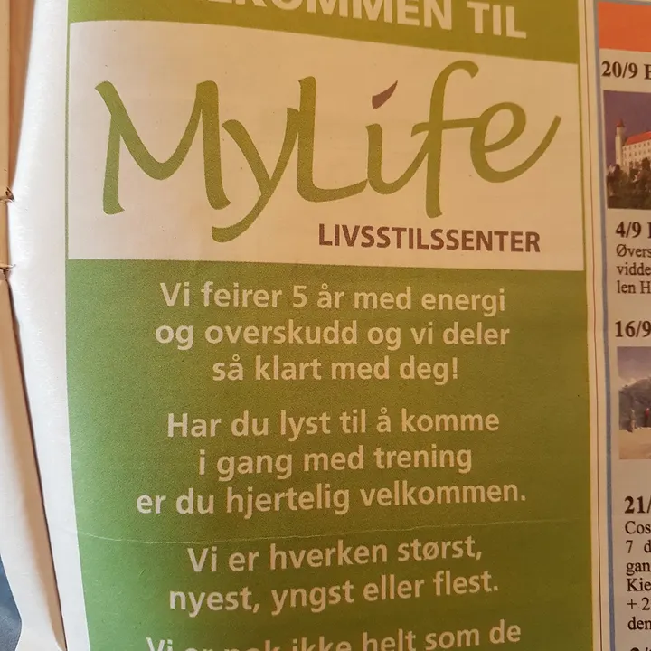 My Life treningssenter — Treningsstudio i Gimsøy, Skien