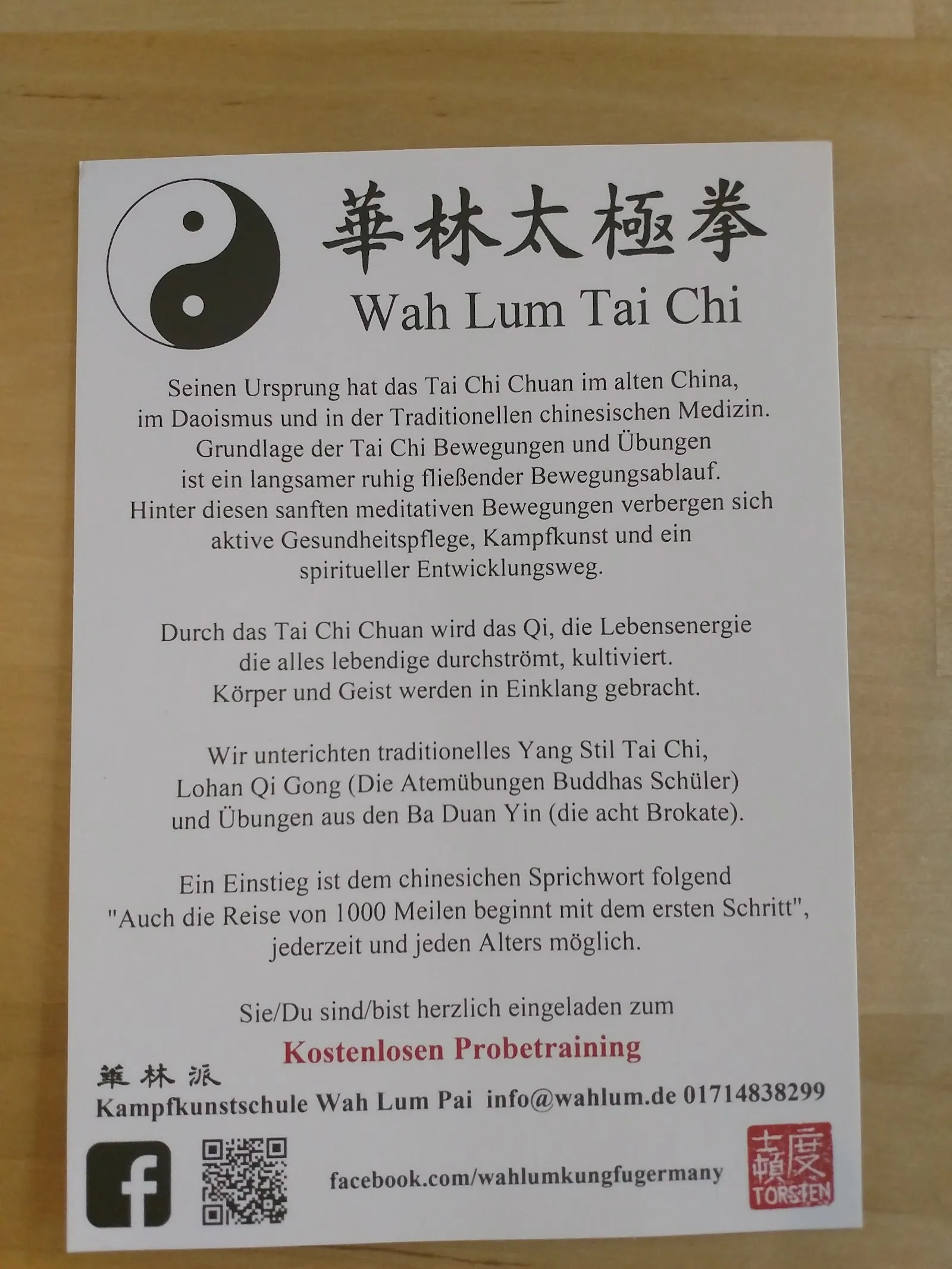 Kampfkunstschule Wah Lum Pai — kampfsport-studio in Mauritz-Mitte, Münster — 2