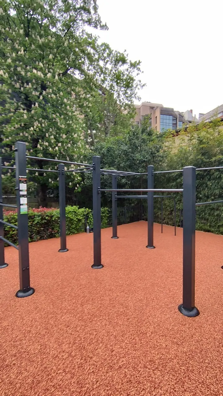 Parc de street workout — salle de fitness-studio aux Chalets / Bayard / Belfort / Saint-Aubin / Dupuy, Toulouse — 3