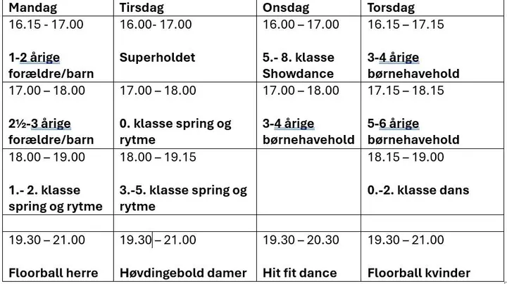 Gødvad Gif - Gymnastik — Gymnastics i Gødvad, Silkeborg