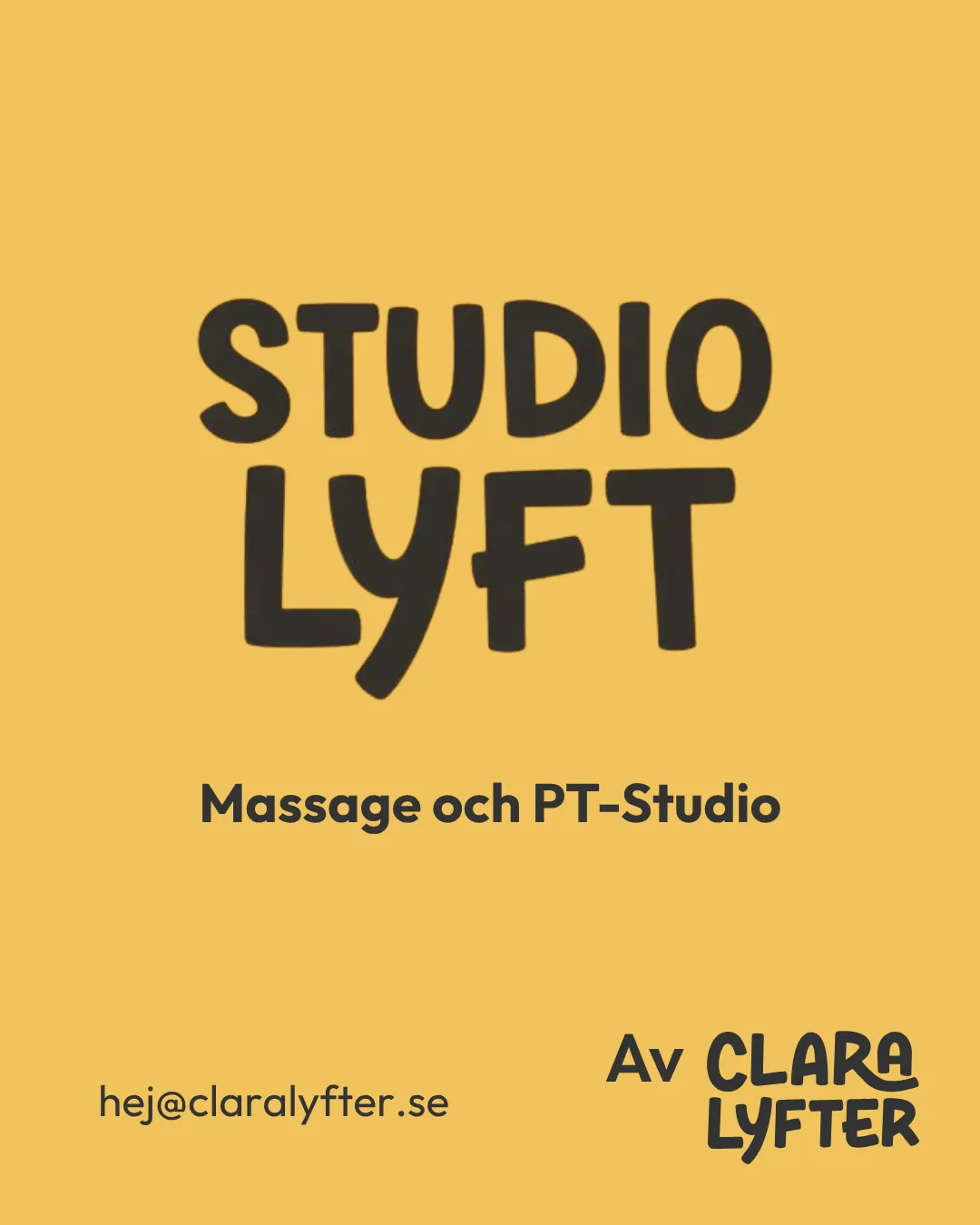 Studio Lyft — pt-studio i Västra Mark, Växjö — 2
