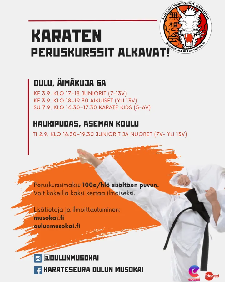 Budoseura Oulun Musokai — Martial Arts – Äimärautio, Oulu