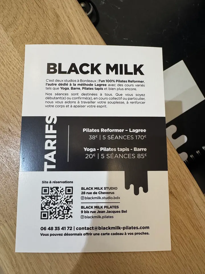 Black Milk Pilates — pilates-studio à Bordeaux — 3