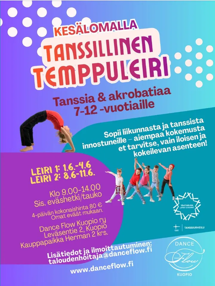 Dance Flow Kuopio ry — Tanssi – Särkilahti, Kuopio