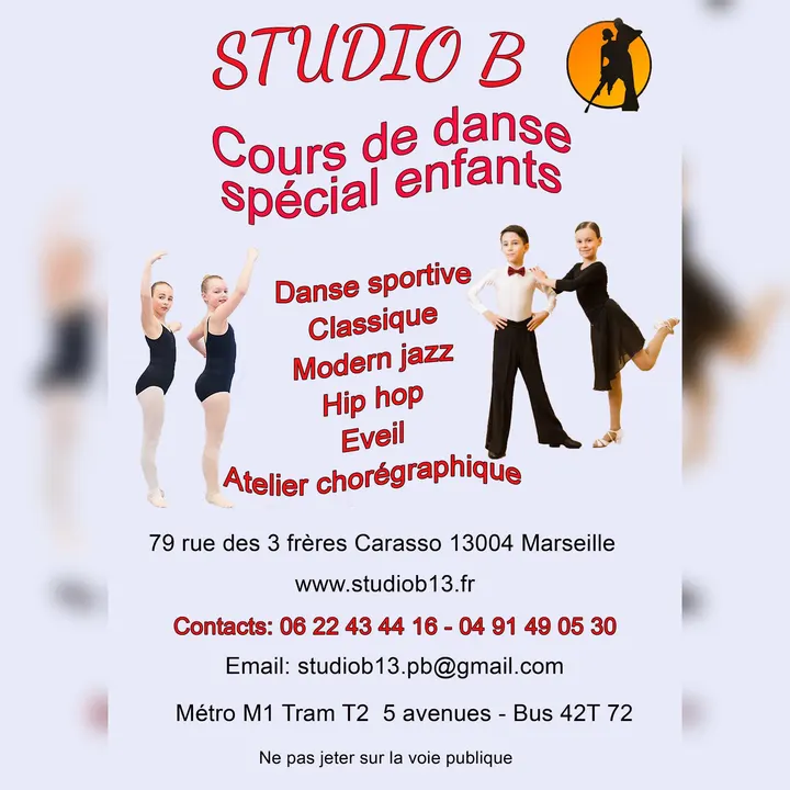 Ecole de Danse Studio B — Danse à 4e Arrondissement, Marseille