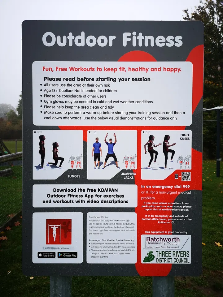 Outdoor fitness — fitness studio in Northwood, London — 2