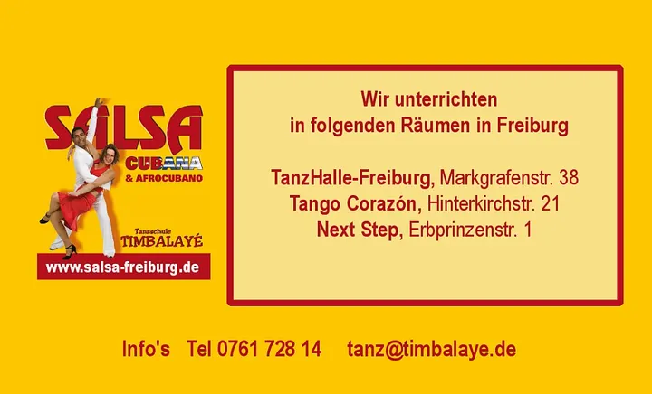 Timbalaye Markgrafenstraße — tanz-studio in Haslach-Egerten, Freiburg im Breisgau — 3