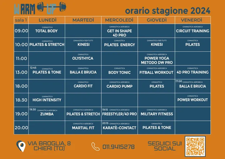 WARM UP — palestre-studio a Chieri — 4