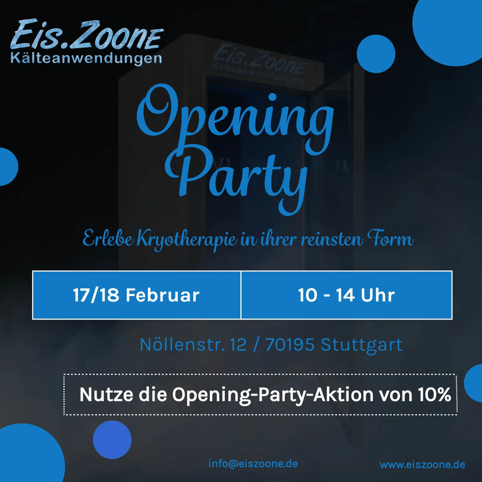 Eis.Zoone Stuttgart Kryotherapie — återhämtning-studio i Stuttgart — 2