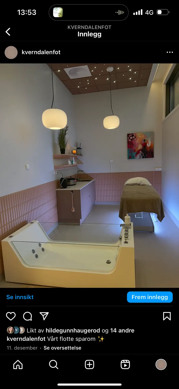 kverndalen fot & velvære — pt-studio i Bratsberg, Skien — 2