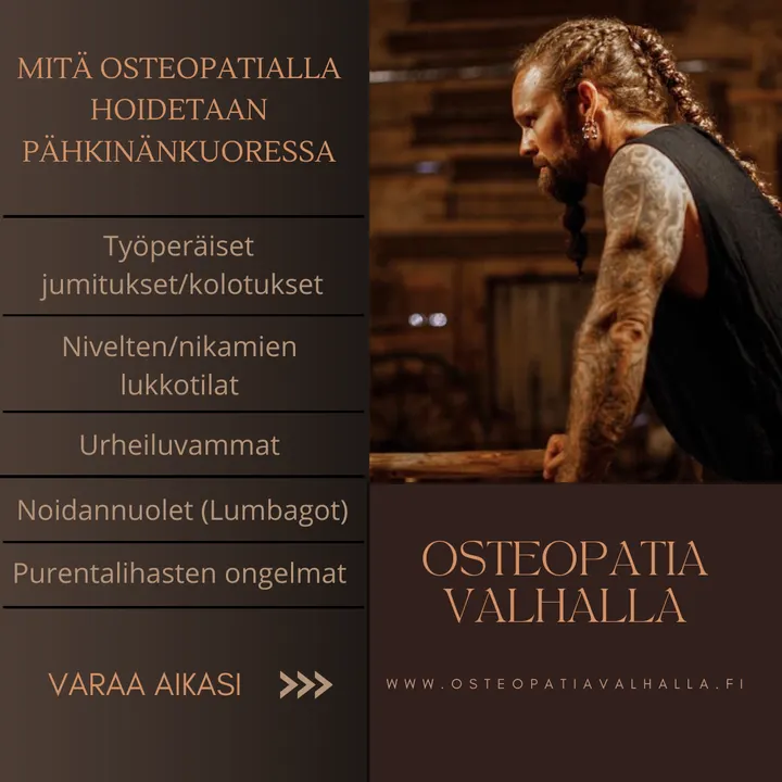 Osteopatia Valhalla — PT Studio – Vihioja, Tampere