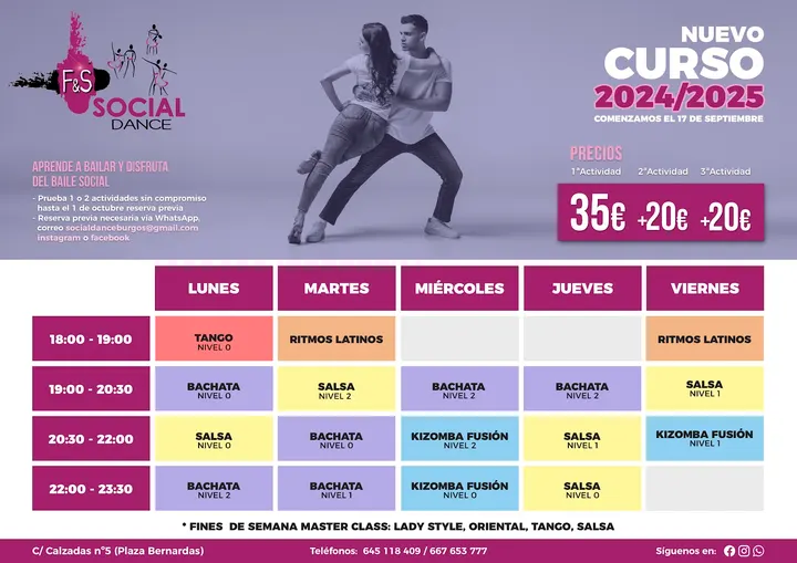 F&S Social Dance — Baile en Villa Pilar, Burgos