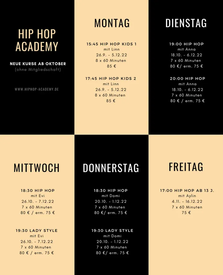 Hip Hop Academy — tanz-studio in Münster — 4