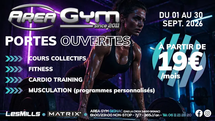 Area Gym — salle de fitness-studio à Gignac — 2