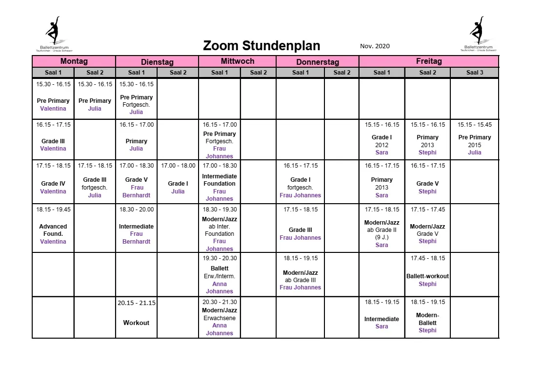 Ballettzentrum Taufkirchen — dans-studio i München — 2