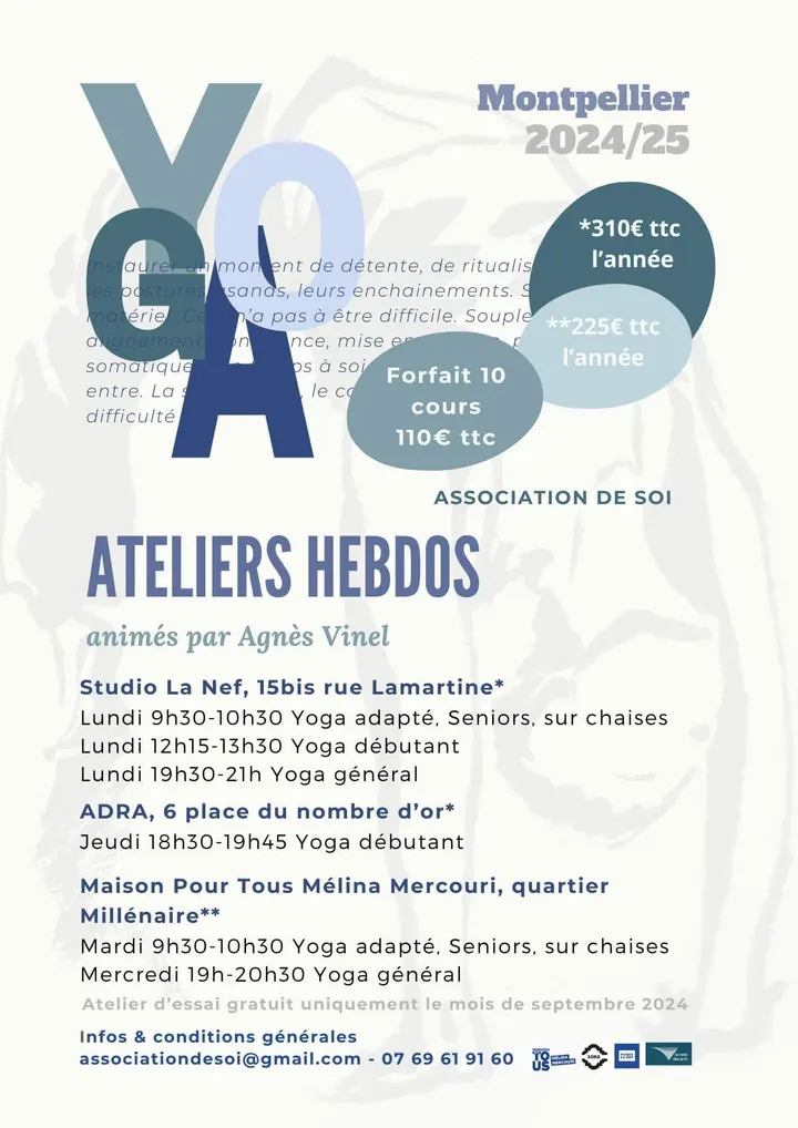 Association De soi — Yoga à Gares, Montpellier