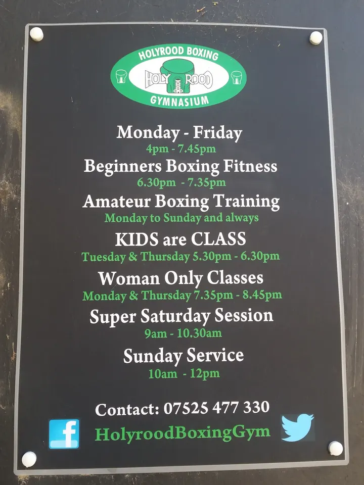 Holyrood Boxing Gym — Boxing in Craigmillar, Edinburgh