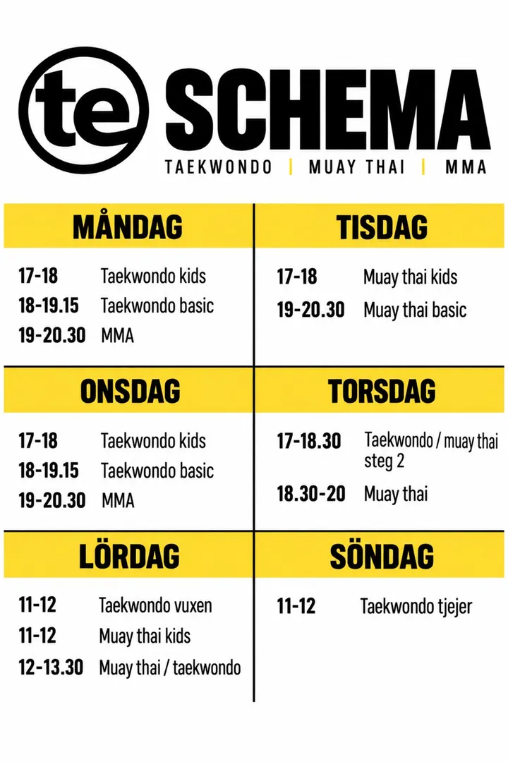 TeamEast TKD Klubb Kalmar — MMA i Malmen, Kalmar