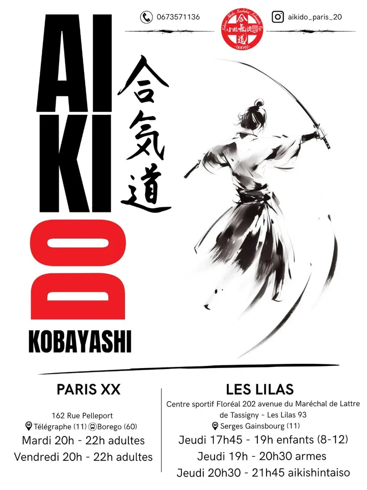 Académie d'Aïkido Kobayashi des Lilas — arts martiaux-studio aux Lilas, Paris — 2