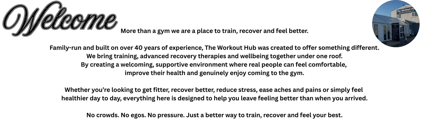 The Workout Hub — recovery-studio in Burscough, Ormskirk — 2