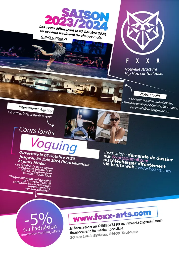 Foxx-Arts Studio — danse-studio à Rangueil / Sauzelong / Jules-Julien / Pech-David / Pouvourville, Toulouse — 2
