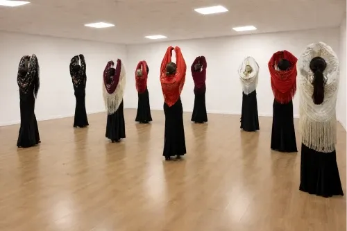 ALMUDENA PANIAGUA FLAMENCO — dans-studio i Aravaca, Madrid — bild 2