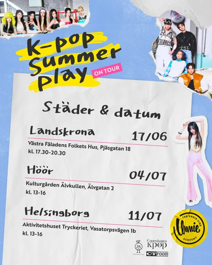 The Unnie Vibe Academy — dans-studio i Stadion, Malmö — 3