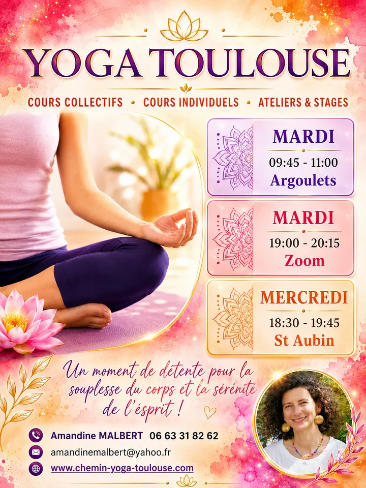 Le Chemin du Yoga — Yoga à Lapujade / Bonnefoy / Périole / Marengo / La Colonne, Toulouse
