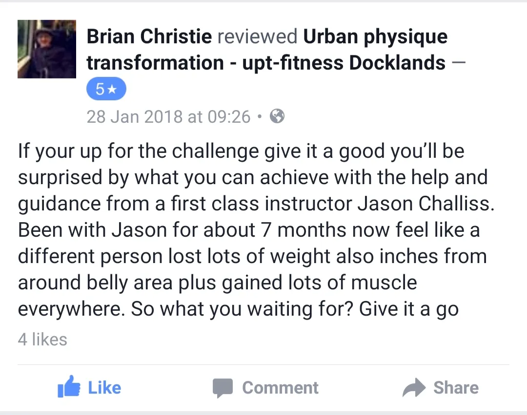 U.P.T FITNESS — fitness studio in Poplar, London — 2