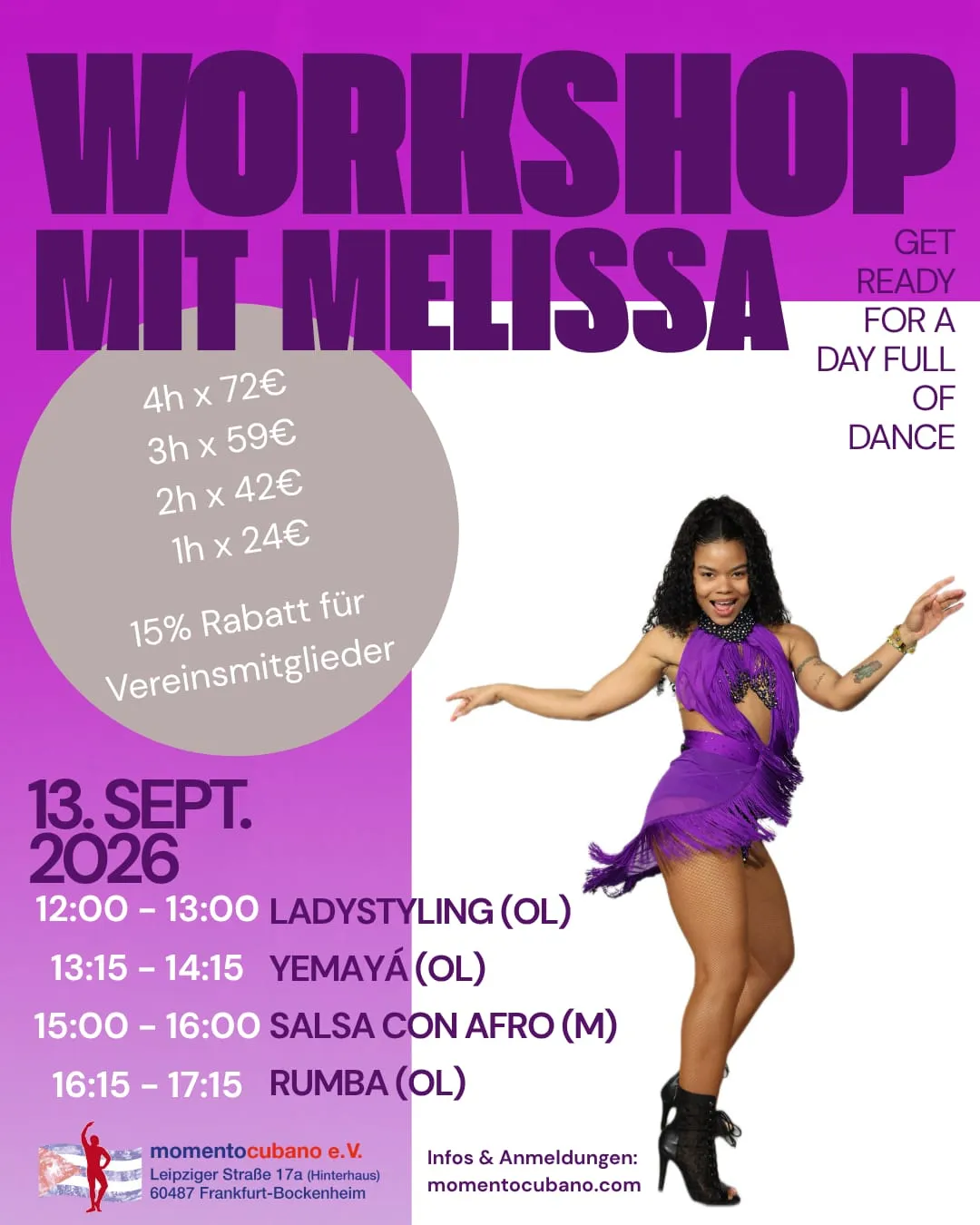 Salsa-Tanzschule Momento Cubano — tanz-studio in Bockenheim, Frankfurt am Main — 2