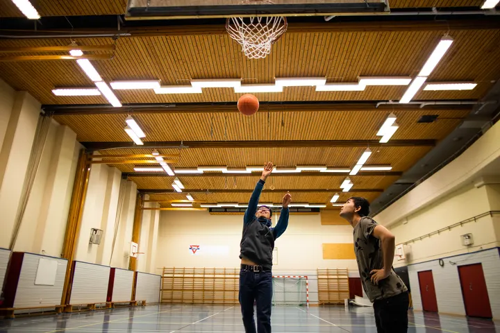 KFUM-hallen — fitness studio-studio i Garnisonen, Linköping