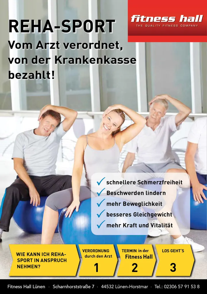 Rehasport Lünen in der Fitnesshalle — fitnessstudio in Horstmar, Lünen — 2