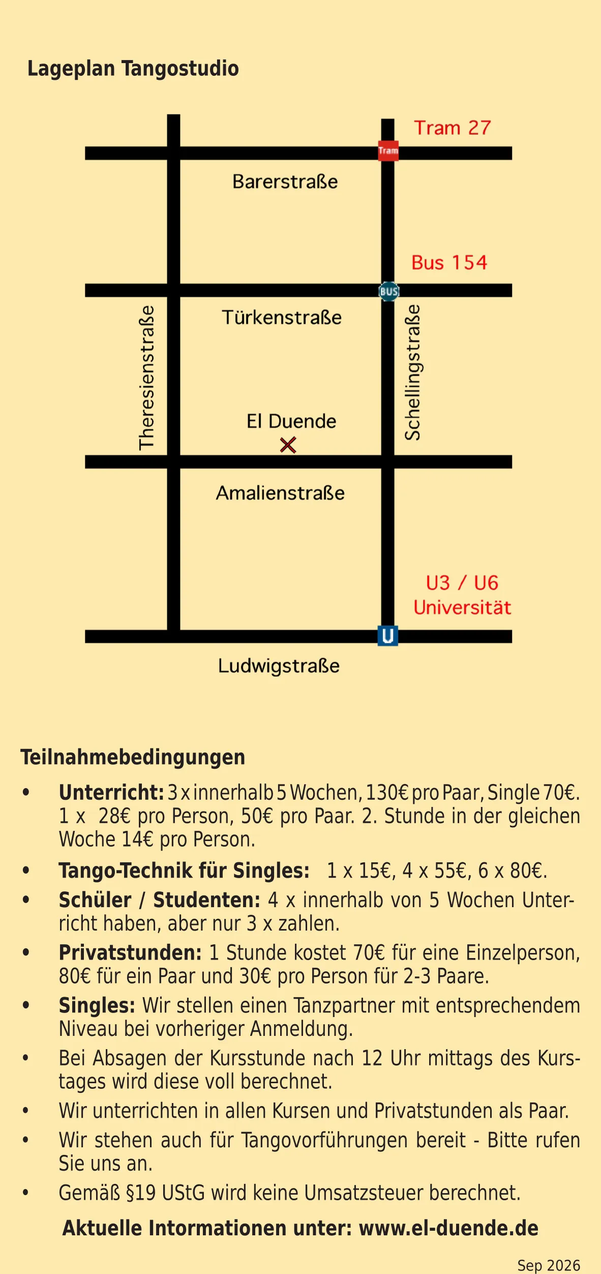 El Duende - Estudio de Tango Argentino — tanz-studio in Maxvorstadt, München — 2